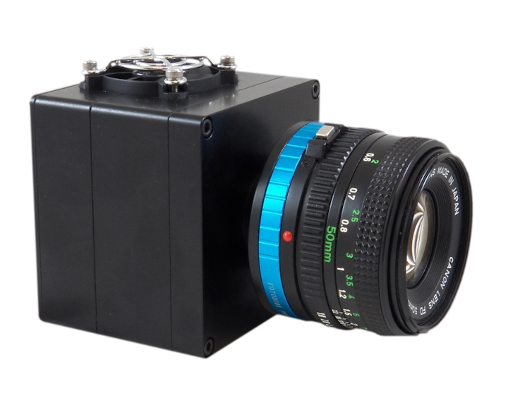CIS2521 camera, industrial-quality enclosure