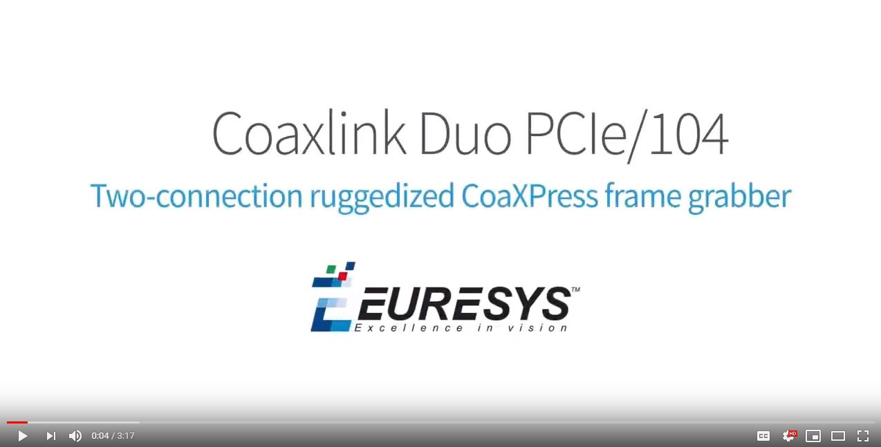Euresys Coaxlink Duo PCIe 104 Ruggedized Frame Grabber Japanese ...