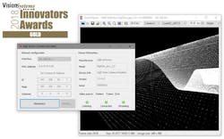 GigESim camera simulator and ActiveGigE viewer transmittin/receiving a simulated 3D point cloud pattern. GigESim camera simulator and ActiveGigE viewer transmittin/receiving a simulated 3D point cloud pattern.