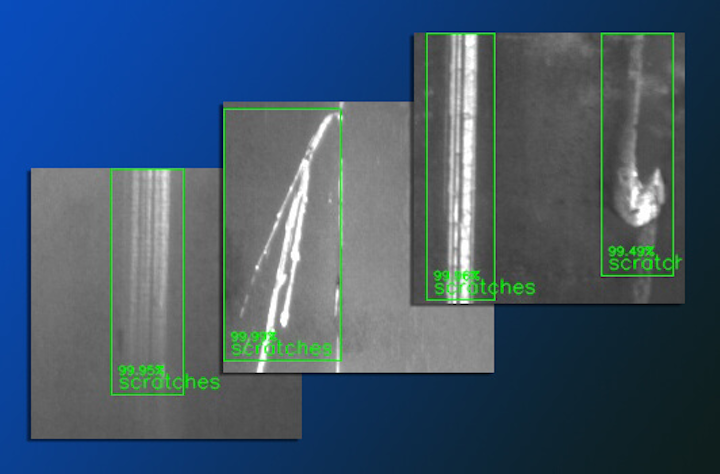 Deep learnign video inspection system