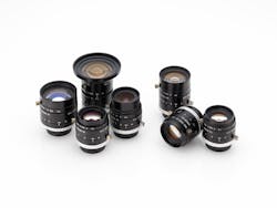 Figure 3: VS-H1-SWIR lenses feature 6 to 50 mm focal length options offer transmission in the 700 to 2000 nm range.