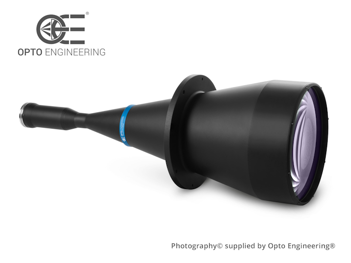 Figure 1: Designed for APS-H sensors, TCM12 series telecentric lenses offer a compact design for various industrial imaging applications.