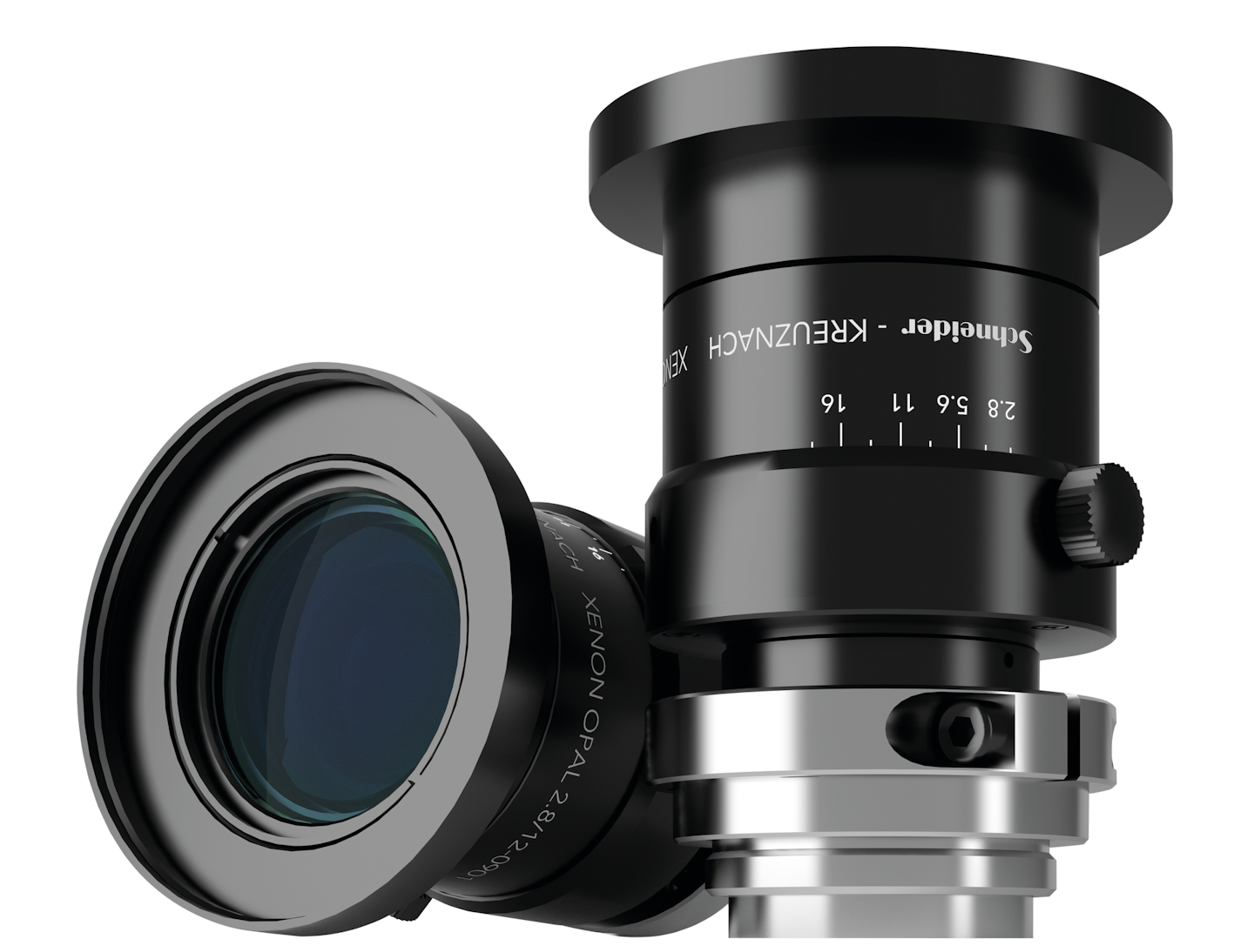 Figure 4: Available with a 12 mm focal length, Xenon-Opal lenses target 1.1” sensors up to 12 MPixels using sensors with microlenses.