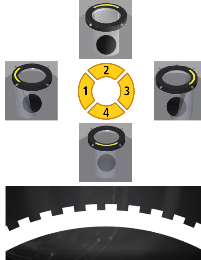 Figure 3: By illuminating an object from multiple directions, photometric stereo can highlight 3D surface features.