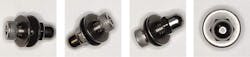 Figure 2: All four images have two washers and a nut installed. However, image four (far right) is an edge case as both washers are not visible. This could degrade the performance of a network trained to check for the presence of two washers and a nut if included in the same label as images one through three.
