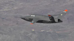 The AFRL XQ-58A Valkyrie UAS.