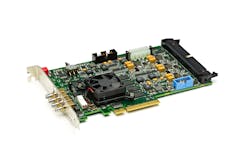 Figure 3: Supporting one to four CXP 2.0 cameras, the Claxon CXP-12 PCIe Gen 3 frame grabber from BitFlow doubles the speed of data through the frame grabber while keeping the same architecture as the previous generation Cyton frame grabber. Figure 3: Supporting one to four CXP 2.0 cameras, the Claxon CXP-12 PCIe Gen 3 frame grabber from BitFlow doubles the speed of data through the frame grabber while keeping the same architecture as the previous generation Cyton frame grabber.