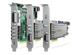 Figure 4: CoaXPress 2.0 offerings from Euresys include the Coaxlink Quad CXP-12, Coaxlink Quad CXP-12 JPEG, and the forthcoming Coaxlink Mono CXP-12 and Coaxlink Duo CXP-12 frame grabbers. Figure 4: CoaXPress 2.0 offerings from Euresys include the Coaxlink Quad CXP-12, Coaxlink Quad CXP-12 JPEG, and the forthcoming Coaxlink Mono CXP-12 and Coaxlink Duo CXP-12 frame grabbers.