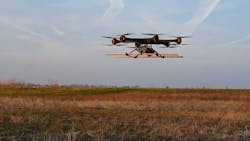 A ZM Interactive Xfold model drone. A ZM Interactive Xfold model drone.