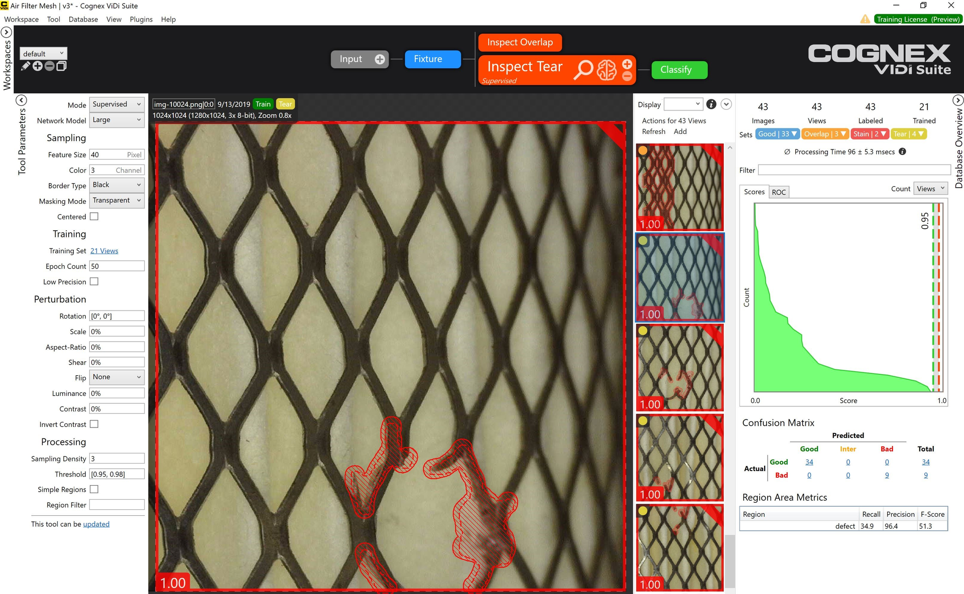 machine vision library deep learning