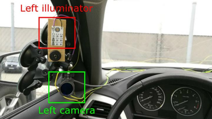 Figure 1: The left side of the ARRK engineering driver distraction system.