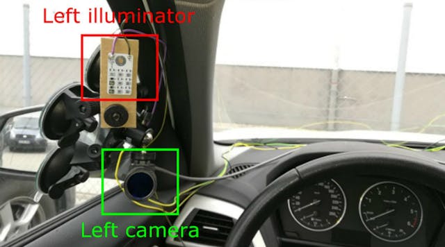 Figure 1: The left side of the ARRK engineering driver distraction system.