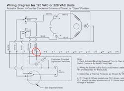 Figure 2: Valve wiring instructions project into the glasses field of view, allowing Miles to compare a live look at the valve against the instructions. Figure 2: Valve wiring instructions project into the glasses field of view, allowing Miles to compare a live look at the valve against the instructions.
