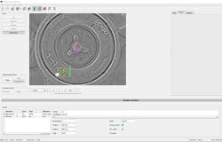 Once the software fins the hub and sets a search region, the OCR tool reads the characters and confirms the correct part number. Once the software fins the hub and sets a search region, the OCR tool reads the characters and confirms the correct part number.
