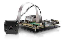 Figure 4: Featuring Sony&rsquo;s Sony DepthSense IMX556 sensor, the Helios Flex camera from LUCID Vision Labs offloads raw data for CUDA-accelerated processing on the Jetson TX2&rsquo;s GPU.