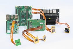 Figure 6: Compatible with CPU boards from companies such as NVIDIA, Raspberry Pi, Rockchip, Arrow, NXP Semiconductors, Vision Components’ VC MIPI models use Pregius or STARVIS sensors from Sony and sensor sizes from 0.3 MPixels to 20.2 MPixels. Figure 6: Compatible with CPU boards from companies such as NVIDIA, Raspberry Pi, Rockchip, Arrow, NXP Semiconductors, Vision Components’ VC MIPI models use Pregius or STARVIS sensors from Sony and sensor sizes from 0.3 MPixels to 20.2 MPixels.