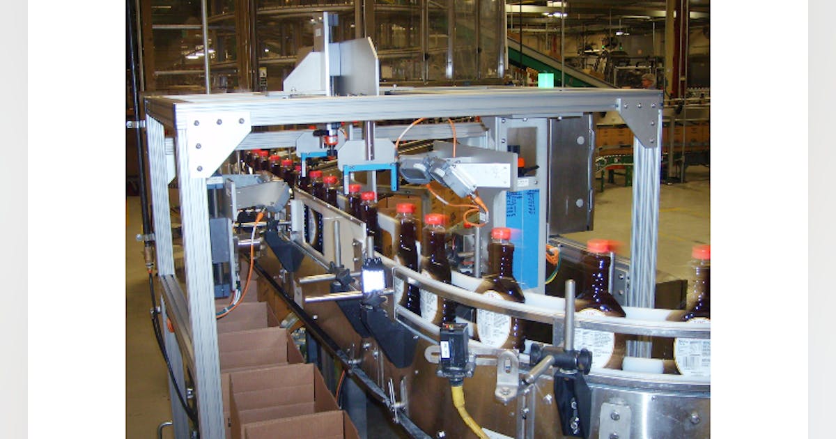 Machine vision system enables flexible bottle inspection ...