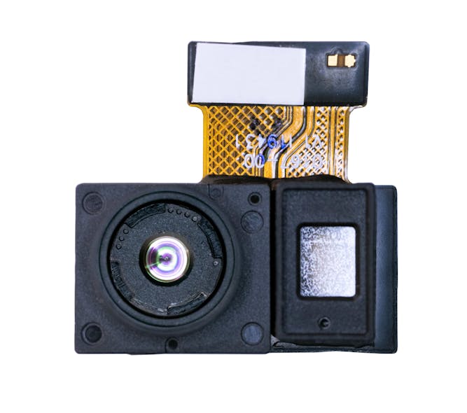 Figure 2: In collaboration with Infineon, pmdtechnologies develops CMOS 3D ToF sensors ranging from just one 3D pixel to 640 x 480 3D pixels, the latter of which is shown here in a camera module.