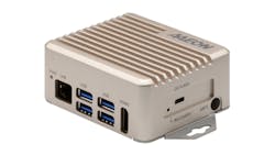 The AAEON BOXER 8221AI computing platform. The AAEON BOXER 8221AI computing platform.