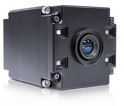 Figure 1: Featuring a proprietary depth processing pipeline, the Helios Time of Flight camera from LUCID Vision Labs incorporates the Sony IMX556PLR DepthSense ToF sensor and offers 640 x 480 resolution at a 6 m working distance at 30 fps.