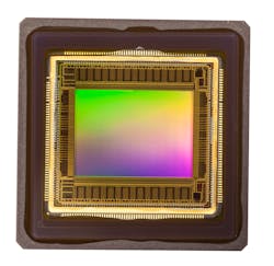 Figure 3: Photoneo&rsquo;s mosaic CMOS image sensor targets the fast, accurate acquisition of moving objects and works similarly to the Bayer filter, where each color-coded pixel has a unique role in the final, debayered output.