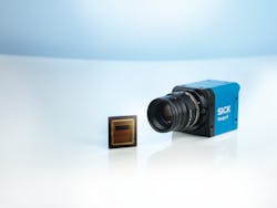 Figure 1: SICK&rsquo;s M30 CMOS image sensor offers an on-chip data detection called ROCC technology (rapid on-chip calculation) and is used in the company&rsquo;s Ranger3 3D camera series.