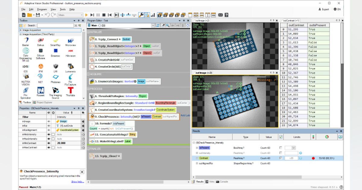 Graphical machine vision software update includes new features and deep ...
