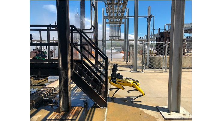 Figure 2: Spot robots equipped with Vinsa&rsquo;s artificial intelligence software see use in sites including electric utilities, oil and gas, chemical manufacturing, and nuclear facilities.