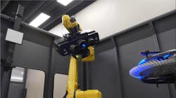 Figure 5: ATOS Professional parametric inspection software automatically performs an analysis, using its airfoil calculation functions to quickly analyze features specific to aerospace. Figure 5: ATOS Professional parametric inspection software automatically performs an analysis, using its airfoil calculation functions to quickly analyze features specific to aerospace.