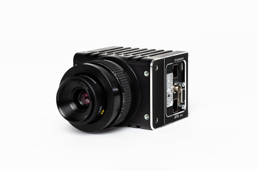 Figure 5: Chromasens multispectral cameras use a 10240 x 4 CMOS color sensor in its evo 10k and evo 15k quadlinear line scan cameras.