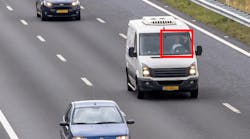 Figure 1: The Mobile Phone and Seatbelt Detection system analyzes images of drivers to determine whether they are wearing a seat belt or using a cell phone while behind the wheel.