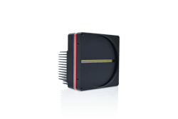 Figure 9: In its TDI line scan cameras, Vieworks uses a proprietary sensor design that combines a CCD-based TDI pixel array with CMOS readout electronics. Figure 9: In its TDI line scan cameras, Vieworks uses a proprietary sensor design that combines a CCD-based TDI pixel array with CMOS readout electronics.