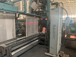 Figure 6: Stainless steel mother blanks, now stripped of their refined copper sheets, are inspected for the presence of warping. Figure 6: Stainless steel mother blanks, now stripped of their refined copper sheets, are inspected for the presence of warping.