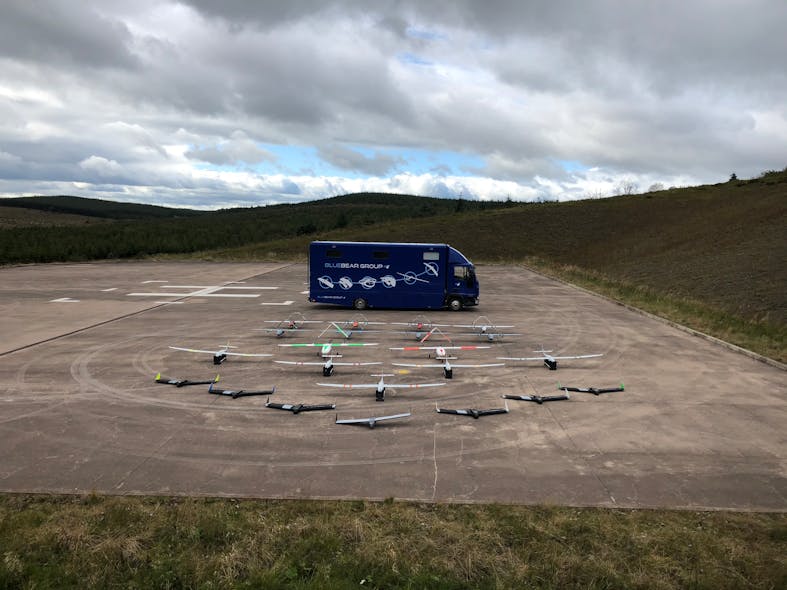 Blue Bear Systems 20 Drone Swarm
