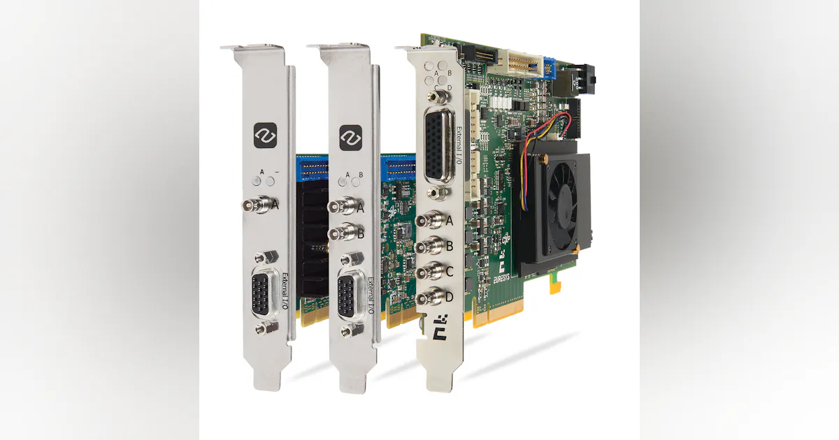 New compact Coaxlink CXP-12 frame grabbers | Vision Systems Design
