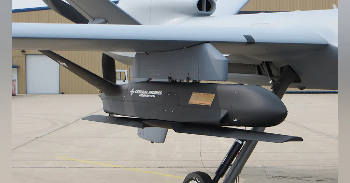 uas general atomics sparrowhawk drone tests conducted | Vision Systems ...