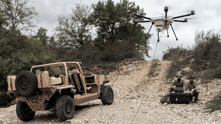 The Orion 2 UAS from developer Elistair is designed for military, government, and industrial applications.