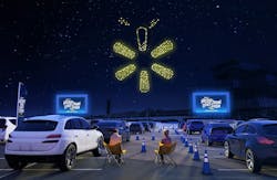 Walmart Holiday Drone Light Show Walmart Holiday Drone Light Show