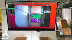 Figure 1: The ADLINK smart pallet system uses color to identify different varieties of Girl Scout cookies.