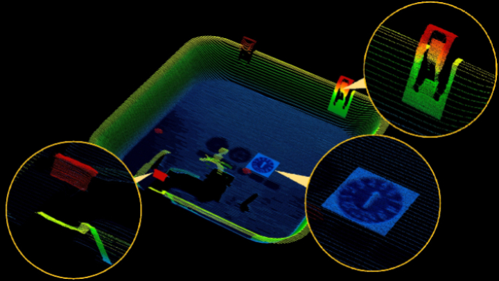 3D image formation software supports variable density and variable resolution imaging (Acquired with the Saccade Vision MD 3D imaging system).