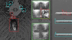 AI machine vision software proves useful in applications such as automated defect detection. AI machine vision software proves useful in applications such as automated defect detection.