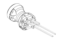 Figure 4: Vertical AIT developed a patent-pending gripper to make sure the connectors were picked and held properly for the next step in the application. Image courtesy of Vertical AIT.