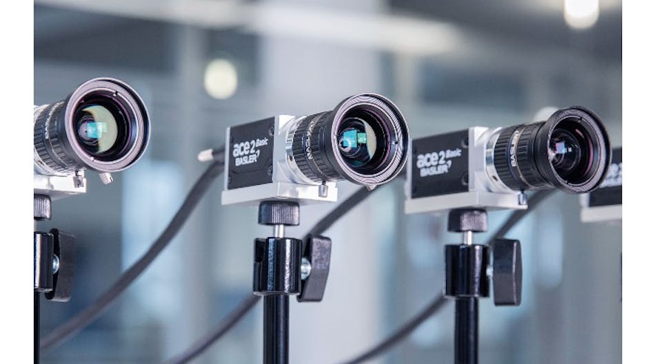 High-resolution cameras for multi-camera setups. (Photos and illustrations courtesy of Basler.)