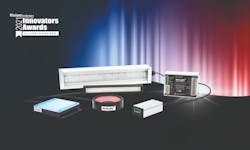 Figure 5: The Basler SLP lighting solution powered by CCS is designed to match the Basler ace U and ace L camera models equipped with the Basler SLP feature. The Basler SLP feature makes it easy for the user to control both the camera and the lighting using the Basler pylon Camera Software Suite. (Photo courtesy of Basler AG.) Figure 5: The Basler SLP lighting solution powered by CCS is designed to match the Basler ace U and ace L camera models equipped with the Basler SLP feature. The Basler SLP feature makes it easy for the user to control both the camera and the lighting using the Basler pylon Camera Software Suite. (Photo courtesy of Basler AG.)