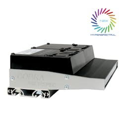 Figure 9: The hyperspectral version of ProPhotonix&apos;s COBRA MultiSpec (Figure 8) has a spectral range from 400 to 1000 nm. Expert wavelength configuration and balancing ensures a spectrum optimized for hyperspectral line scan cameras operating in the visible to near-IR spectrum. (Photo courtesy of ProPhotonix.)