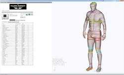 Figure 1: Falcon Pursuit 3D simulation software utilizes base avatars rigged with skeletal structure and musculature.