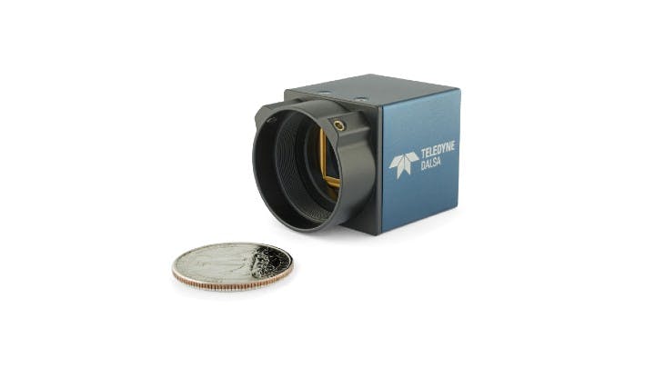 Figure 2. The Nuvoola AI solution uses a Teledyne DALSA Calibir GX thermal camera with resolution of 640 &times; 480 pixels. (Photo courtesy of Teledyne DALSA.)