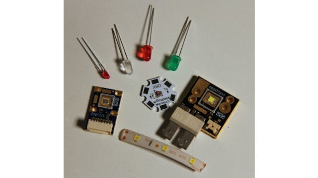 Figure 1. Examples of LEDs. (Photo by author.)