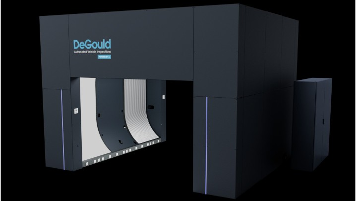 Figure 1: Auto-compact can be installed over existing manufacturing lines or as a drive-through system. (Photo courtesy of DeGould.)