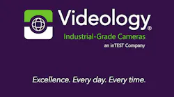 Videology Logo With Tagline Purple Background